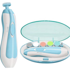 Baby Nail Trimmer New Born with Lights | Electric Baby Nail Cutter with Multiple Filer Heads Adjustment | Pack of 1