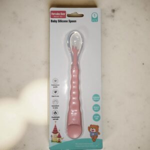 Baby Silicone Spoon | Soft Tip | Easy Grip | BPA Free | Double-Ended Spoon – Perfect for 6M+ Feeding