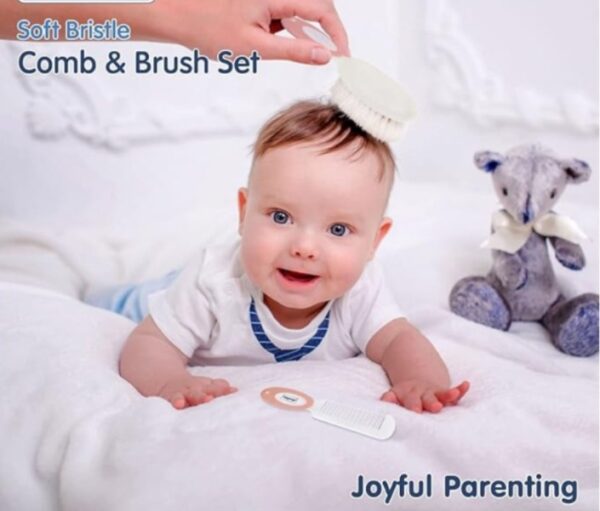 Baby Comb & Brush Set – Gentle Grooming for Little one's (2 Pcs) - Image 4