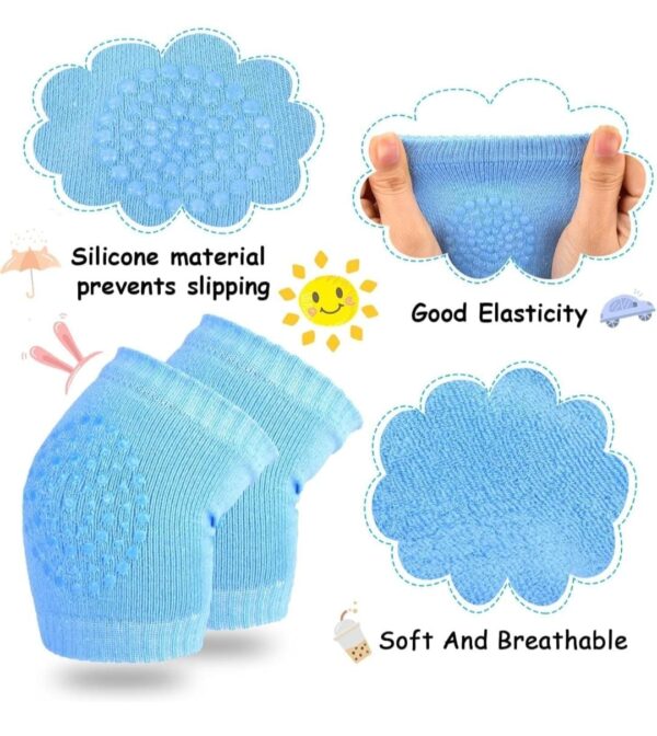 Baby Crawling Knee Pads – Soft & Anti-Slip Knee Protector for Infants and Toddlers - Image 3