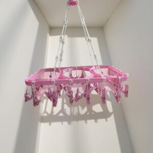 Cloth Hanging Drying Rack with 36 Clips – Ideal for Baby Clothes & Accessories| Multi cloth hanger
