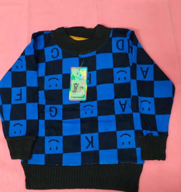 Baby Woolen Sweater – Warm Full Sleeves Pullover for Winter (Multi-Color) - Image 5