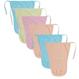 Premium Double Cloth Baby Langot – Soft Cotton Nappies for Newborns (Pack of 6) – Breathable & Reusable
