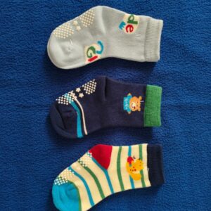 Premium Non-Slip Cartoon Baby Grip Socks – (Set of 3)[1 to 2 years]