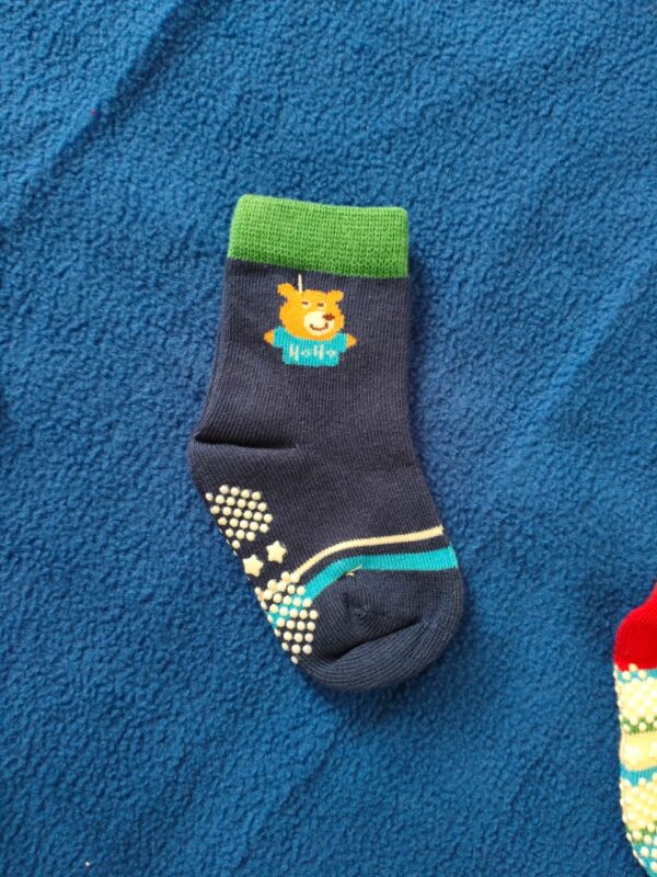 Premium Non-Slip Cartoon Baby Grip Socks – (Set of 3)[1 to 2 years] - Image 3