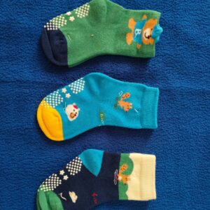 Premium Non-Slip Cartoon Baby Grip Socks – (Set of 3) [1 to 2 years]