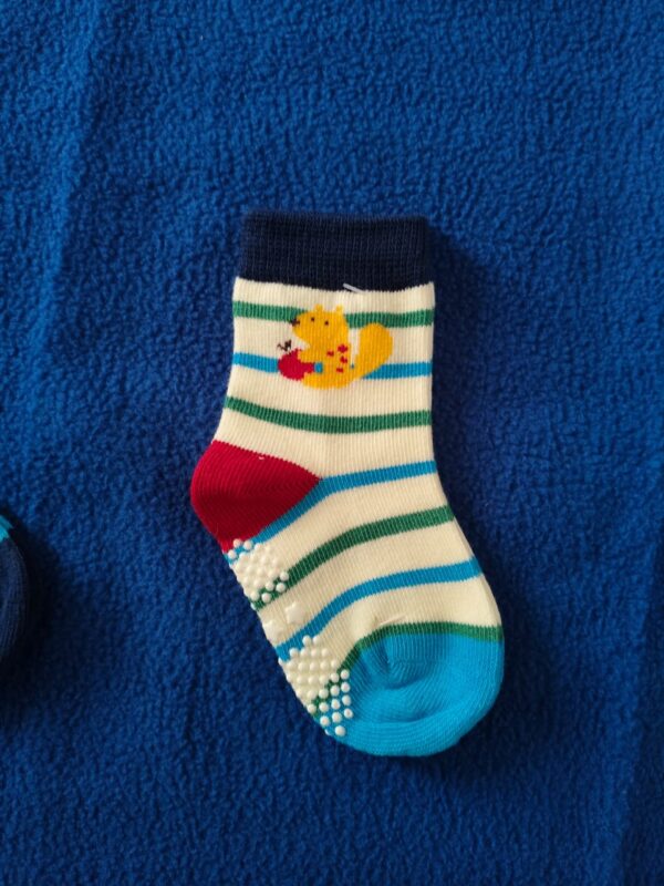 Premium Non-Slip Cartoon Baby Grip Socks – (Set of 3)[1 to 2 years] - Image 2