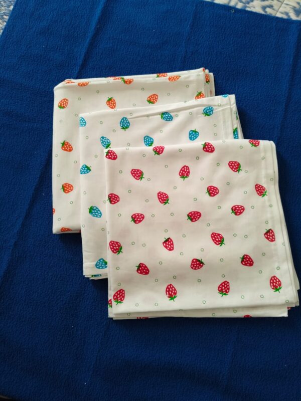 Strawberry Print Baby Wrapper Towel – Soft Swaddle for Newborns – Multipurpose Hooded Wrapper - Image 4