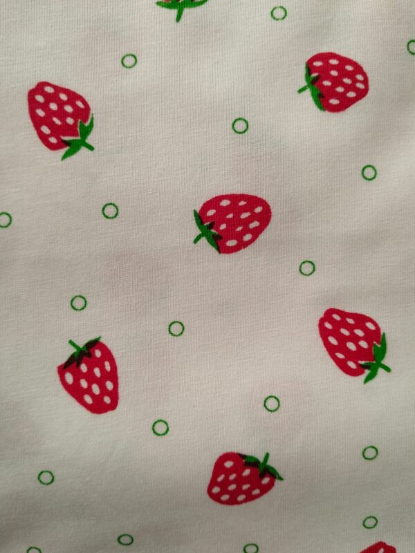 Strawberry Print Baby Wrapper Towel – Soft Swaddle for Newborns – Multipurpose Hooded Wrapper - Image 3