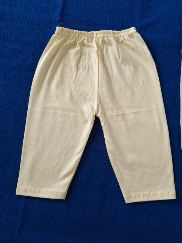 Plain Baby Full Pant - Pack of 3 (6 to 12 Months) | Soft Cotton Hosiery - Image 3