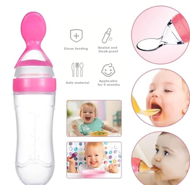 Baby Silicone Spoon Feeder – Soft & BPA-Free | Kanha Kids - Image 3
