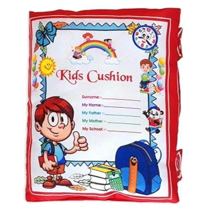 Kanha Kids Baby Learning Pillow for Infants & Toddlers | Soft Educational Cushion with Alphabets, Numbers & Shapes | Comfortable Support Pillow for Early Development - Image 5