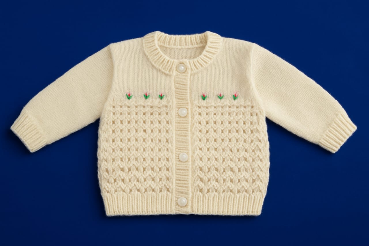 Kanha Kids Baby Woolen Sweater | Soft Knitted Winter Wear for Boys & Girls | Warm, Stylish & Comfortable - Image 3