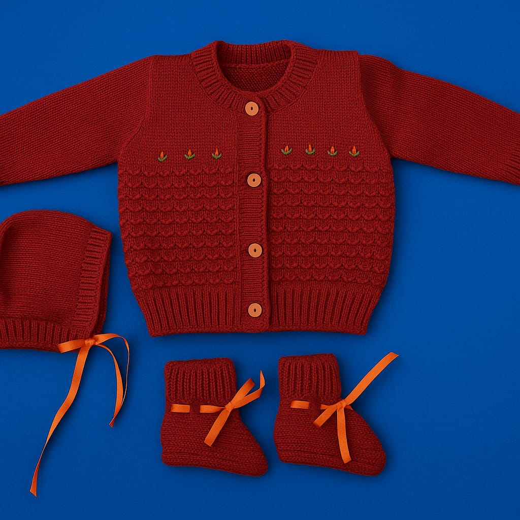 Kanha Kids Baby Woolen Sweater | Soft Knitted Winter Wear for Boys & Girls | Warm, Stylish & Comfortable - Image 2